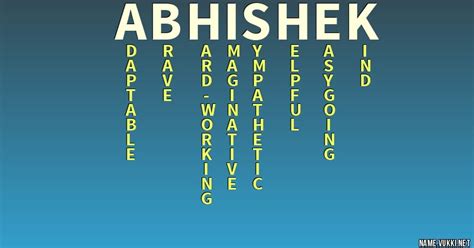 abhishek meaning in english
